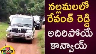 MP Revanth Reddy Craze Convoy In Nallamala Forest | Telangana Political News | MangoNews