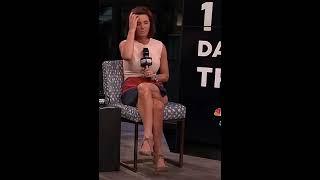 Stephanie Ruhle Classic Smoking Hot Legs & More with a long Peek-A-Boo Slit!