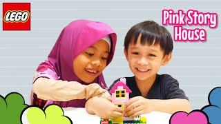 How to Build a Pink Story House from LEGO Classic 10698 