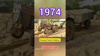 Swaraj Tractor Evolution 1974–2025  | From 724 FE to Golden Jubilee Editions! #shorts``` #swaraj 