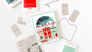 An Easy Interactive Holiday Card -  Over The Rooftops Interactive Card