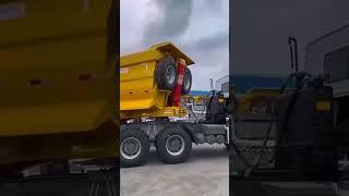 #howo #sinotruk dump truck trailer plus 420hp tractor head truck export to Guinea!