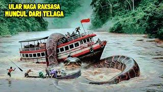 Viral !! Detik-detik Ular Naga Raksasa Keluar Dari Dalam Telaga Gegerkan Warga