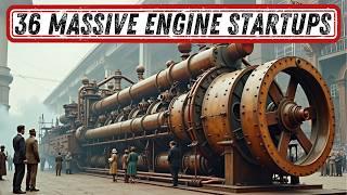 36 RARE Vintage Engine Startups That Will STUN Your Ears!