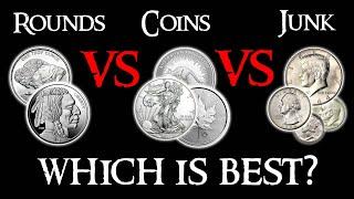 Silver Rounds VS Silver Coins VS Junk Silver - The Best Silver for Stacking