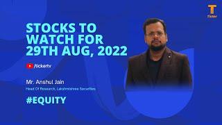 Stocks To Watch On Monday - MARUTI & TATAMOTORS By Mr. Anshul Jain, Lakshmishree Securities