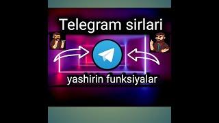 TELEGRAM SIRLARI 2022 YANGI FUNKSIYALAR 