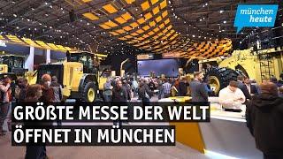 Bauma gestartet – größte Messe der Welt öffnet in München nach drei Jahren Pause wieder ihre P