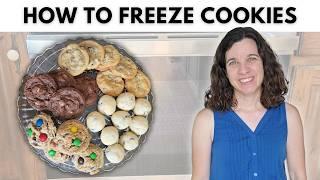 How to Freeze Cookies - 3 Easy Ways with 4 Simple Cookie Recipes that Kids Can Bake!