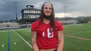 Duquesne FB Gr DL A.J. Ackerman 9/7/23