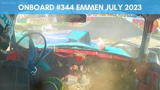 Onboard #344 Jaron Schra - Unlimited Bangers Teamrace Speedway Emmen 8-7-2023