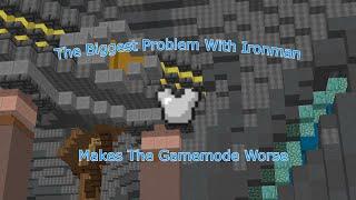 The Biggest Problem With Ironman On Hypixel skyblock