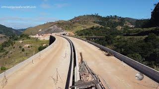 BR 381 NOVO TRAÇADO PONTE TORTA CIDADE DE ANTÔNIO DIAS MINAS GERAIS BRASIL.