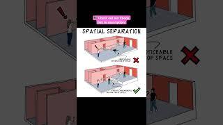 SPATIAL SEPARATION #shorts #civilengineering065 #viral