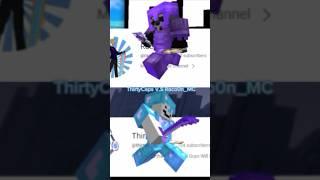 ThirtyCaps V.S Raco0n_MC#minecraft #clownpierce  #gaming #video #viral #shorts