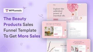 Amazing Beauty Products Sales Funnel Template To Get More Sales