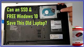 Toshiba Satellite C650D Upgrade Hard Drive to SSD, Install Windows 10 for Free, Benchmark & Review