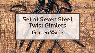 Garrett Wade Set of Steel Twist Gimlets