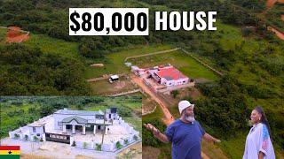 African American moved to Ghana to build a 4 bedroom home and build for others | Exploring Asebu