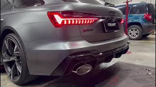 Audi RS6 C8 with Capristo Exhaust