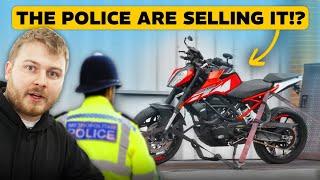 THE POLICE ARE SECRETLY SELLING MY STOLEN MOTORBIKE!