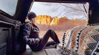 IT'S BEEN A BUMPY START Living in My Truck Camper | Capitol Reef Utah | Van Life