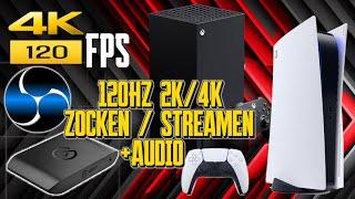 120 FPS 4K zocken ,aufnehmen und Streamen mit optischem Headset so gehts