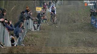 Mathieu van der Poel vs Tom Pidcock Cyclocross Skills Competition