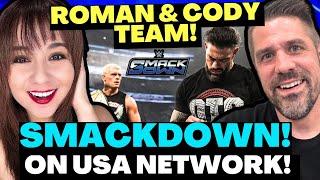 ROMAN REIGNS & CODY RHODES TEAMING, WWE SMACKDOWN ON USA NETWORK!