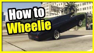 How to Pop a wheelie with your muscle car in GTA 5 Online (Fast Tutorial)