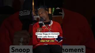 Luka Doncic earned a fan that night  #LukaDoncic #SnoopDogg