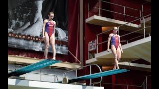 Hailey Hernandez and Delaney Schnell Win Women's 3-Meter Synchronized by 61 Points