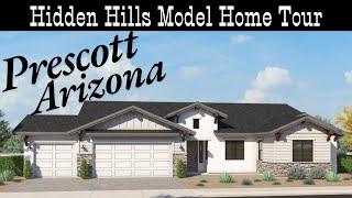 Prescott, Arizona - Model Home Tour in New Subdivision of Hidden Hills - VIEWS and LUXURY‼️