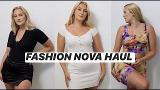 A HUGE FASHION NOVA SUMMER TRY ON | Hannah Garske