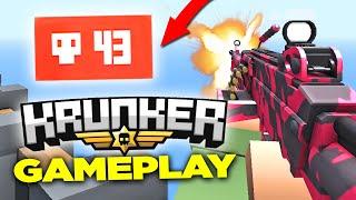 I got INSANE NUKES in Krunker.io - Krunker High Kill Gameplay