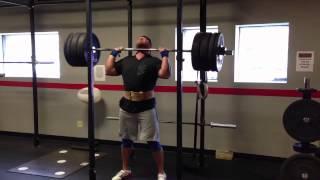 Matt Reynolds 300lb Strict Military Press STRONG Gym