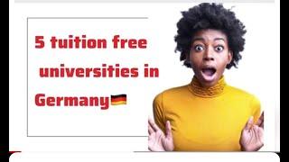 Apply to this tuition-free universities | Start September