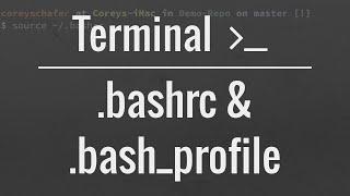 Customizing Your Terminal: .bash_profile and .bashrc files