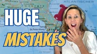 Biggest MISTAKES people make when moving to FLORIDA.  