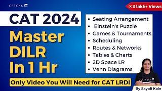 CAT 2024 Complete LRDI Revision | Master DILR for CAT in 1 hour | Master Every CAT LRDI Topics