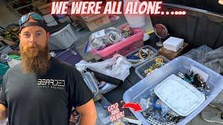 WE WERE THE ONLY ONE AT THIS YARD SALE! THIS IS WHAT HAPPENED.
