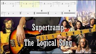 Supertramp - The Logical Song (Bass Cover W Tab & Backing Track)