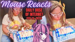 Mouse Reacts to Daily Dose of Internet: The Most Dangerous Birthday Cake (Feb 24, 2025)