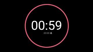 59 Second Countdown Timer / iPhone Timer Style