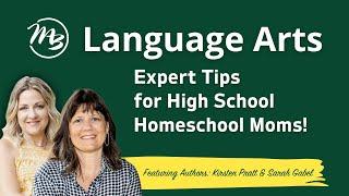 Expert Tips for High School Homeschool Moms Teaching Language Arts l Webinar Replay