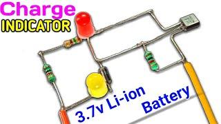 3.7v Lithium Battery Full And Low Level Indicator Circuit | Battery Level Indicator