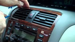 Toyota Avalon Car Stereo Removal 2000 - 2003 = Car Stereo HELP