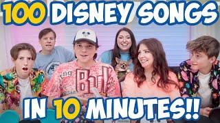 100 Disney Songs in 10 Minutes!?