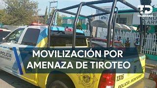 Supuesta amenaza de tiroteo en secundaria de Monterrey provoca movilizacion