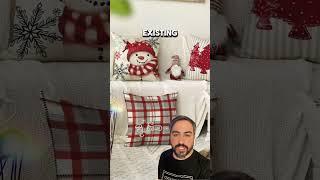 Joy Snowflake Christmas Pillow Covers Review